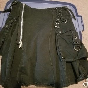 Black Men's Goth Kilt Scotland
